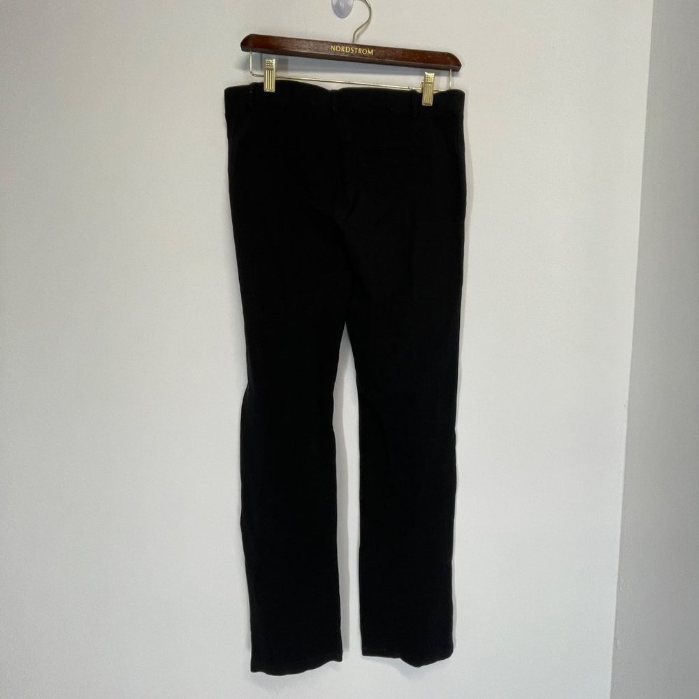 Betabrand black cropped work yoga pant medium